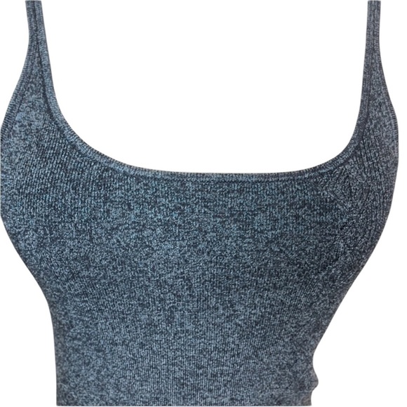 Gap Women’s Metallic Blue Stretch Sweater Tank - M - Picture 5 of 7